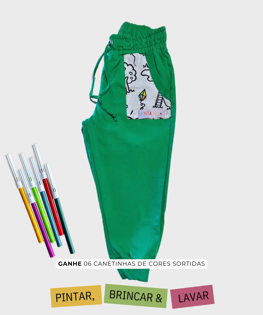 Calça Bolso DIA DE BRINCAR