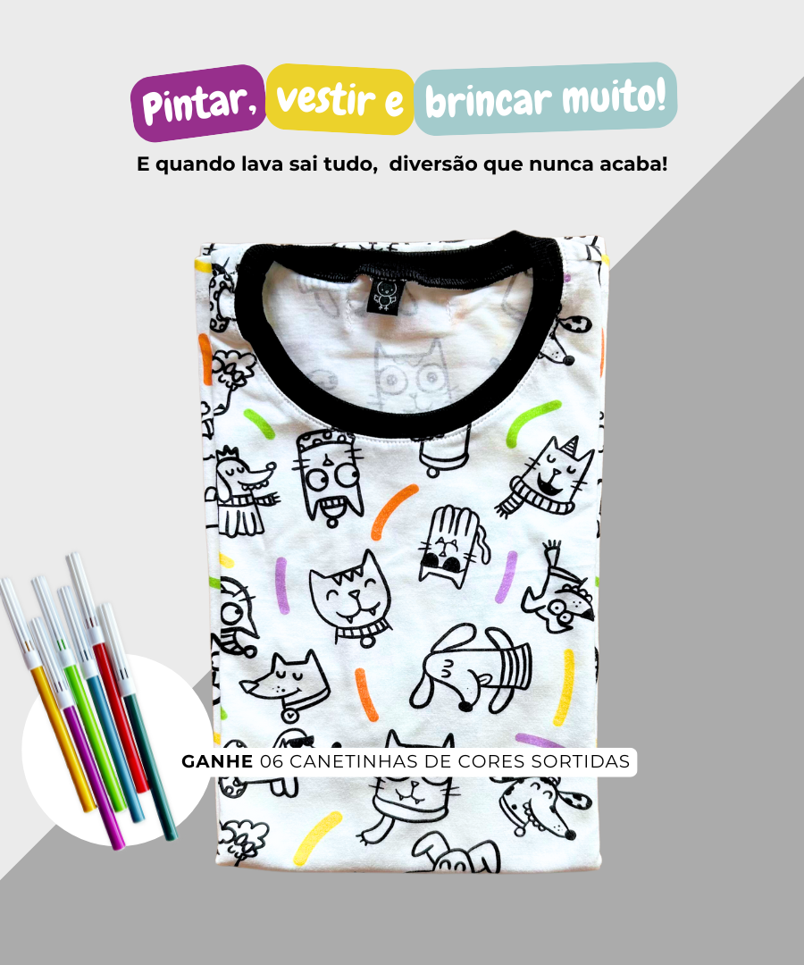 Camiseta Adulto Pets