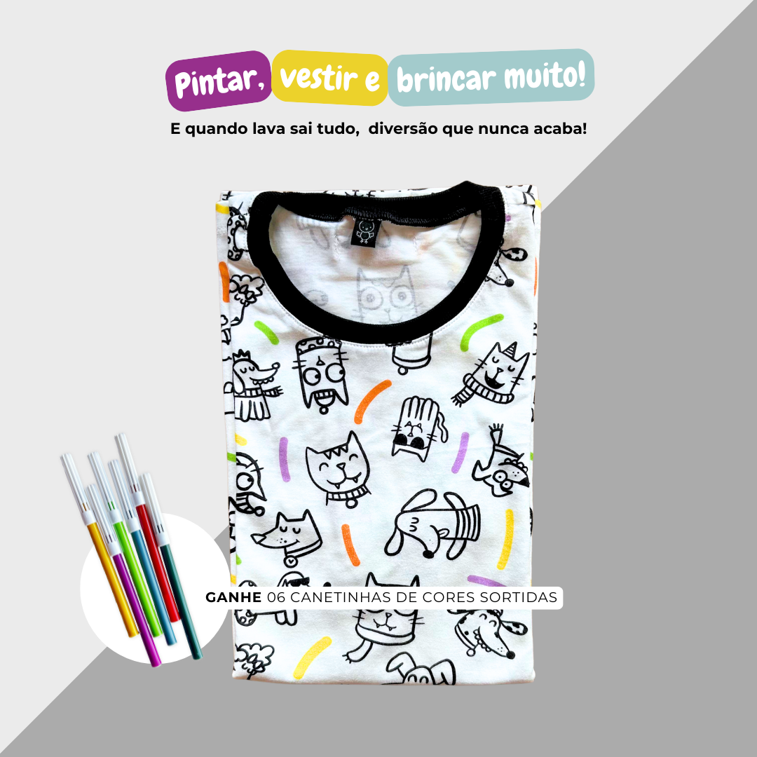 Camiseta Adulto Pets