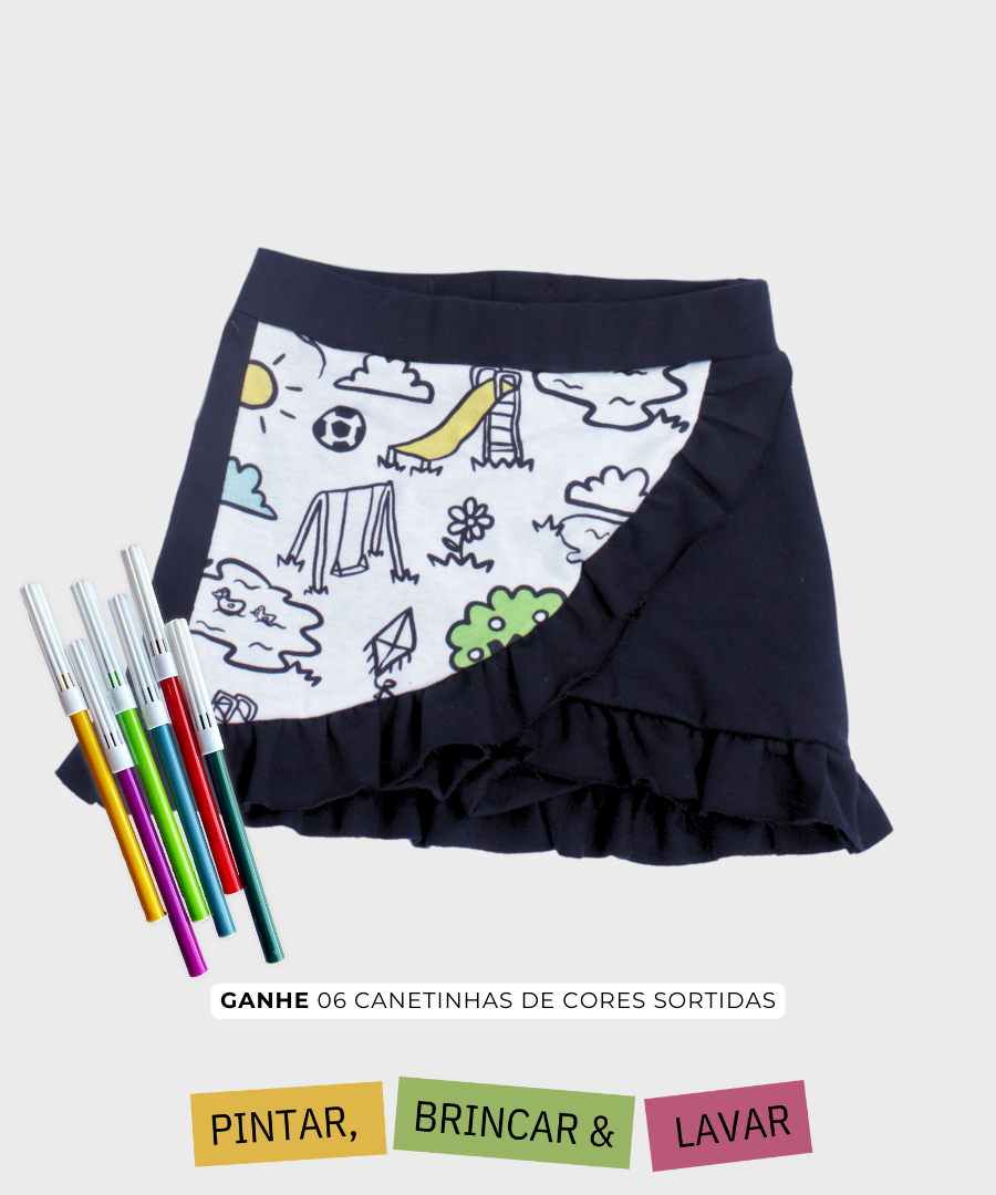 Short Saia DIA DE BRINCAR