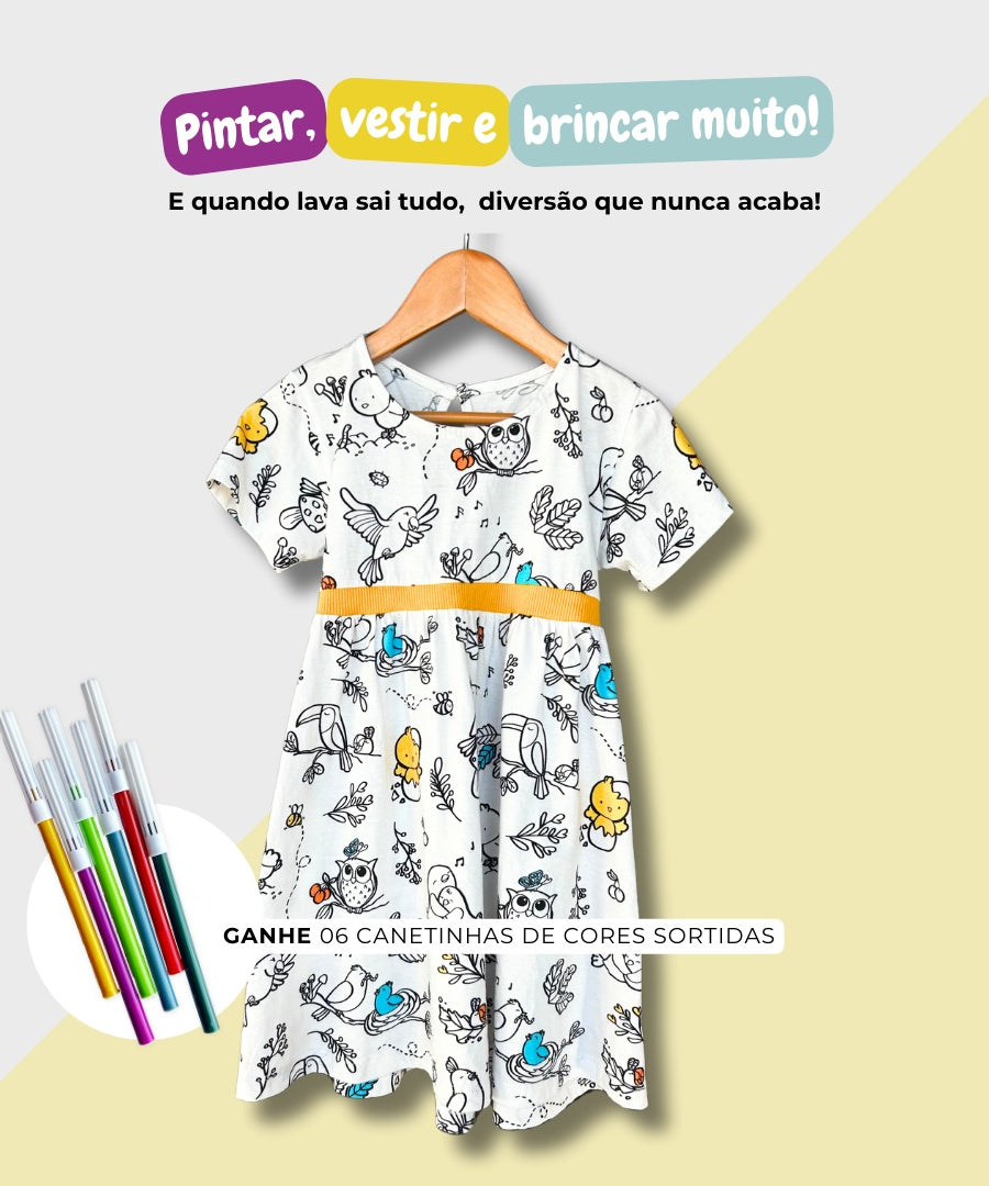 Vestido Voa Passarinho